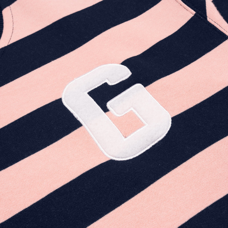 Striper G Crewneck - Navy Pink