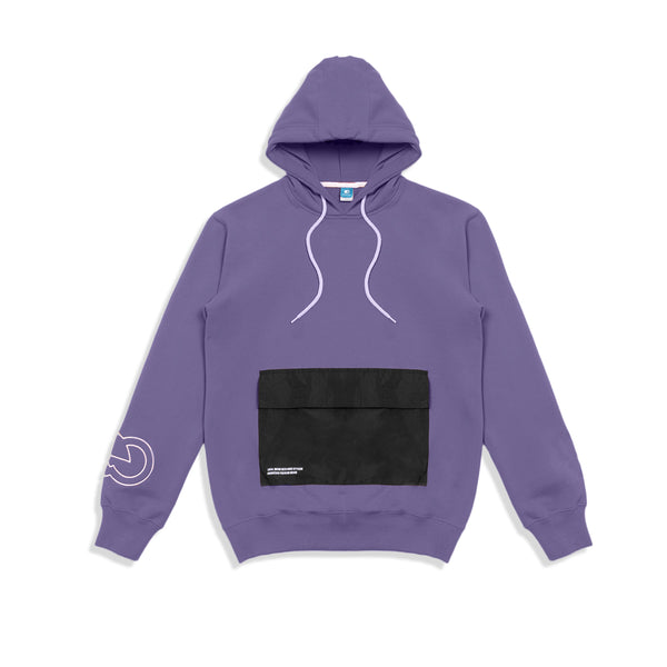 Raemon Hoodie Pocket  - Purple