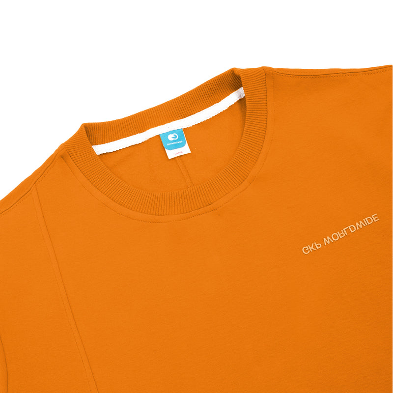 Douby Sweater Crewneck - Orange