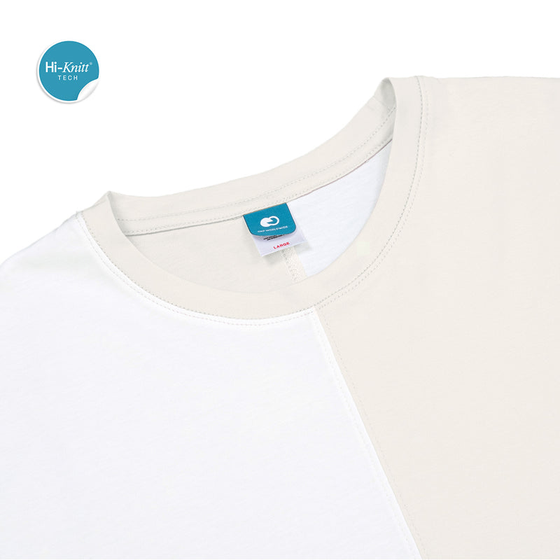 Pattern Tees 03 - White & Cream - Exclusive Cotton