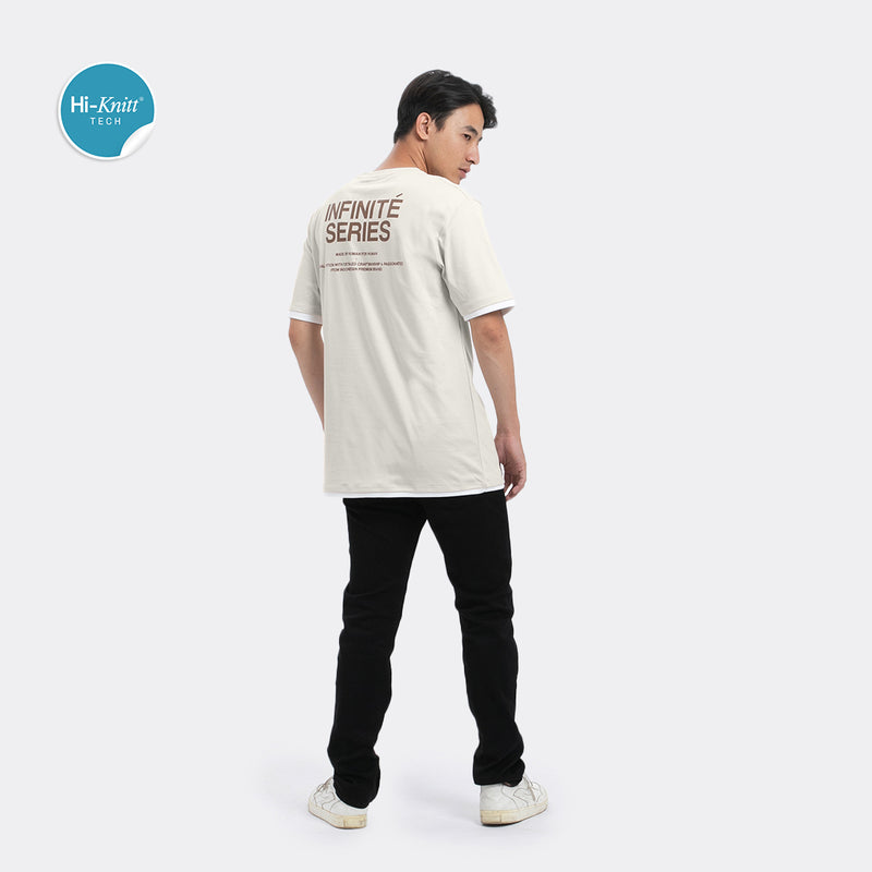 Pattern Tees 04 - Cream - Exclusive Cotton