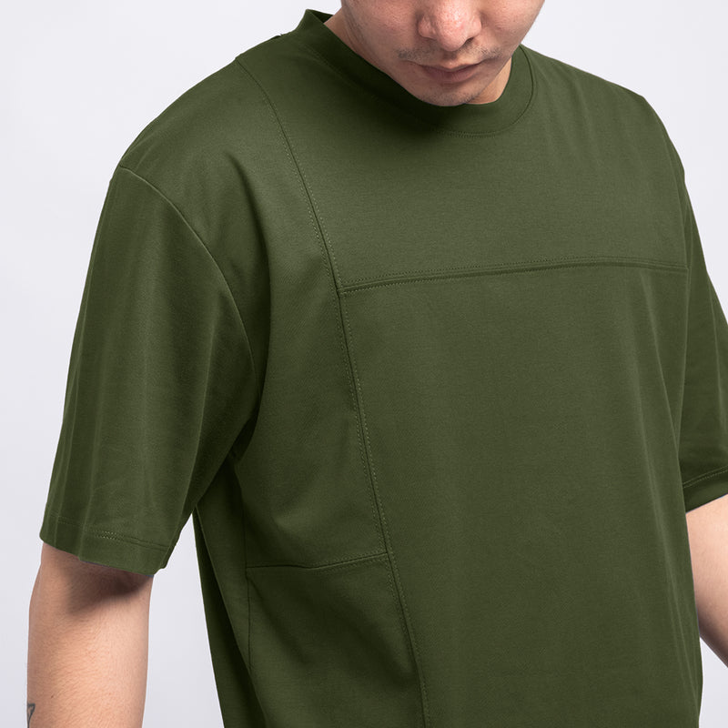 Pattern Tees 01 - Olive - Exclusive Cotton